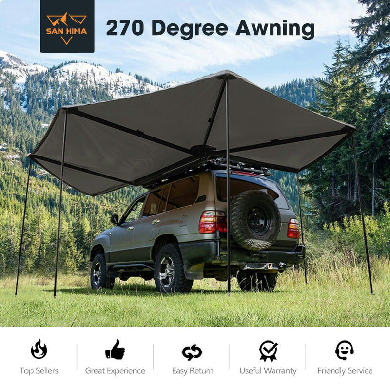 San Hima 270 Degree Free-Standing Awning 600D Double-Ripstop