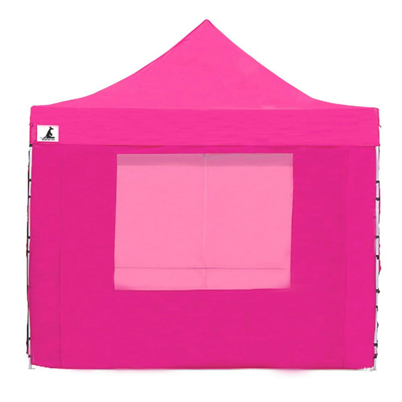 Wallaroo Gazebo Tent Marquee 3m x 3m PopUp Outdoor - Pink