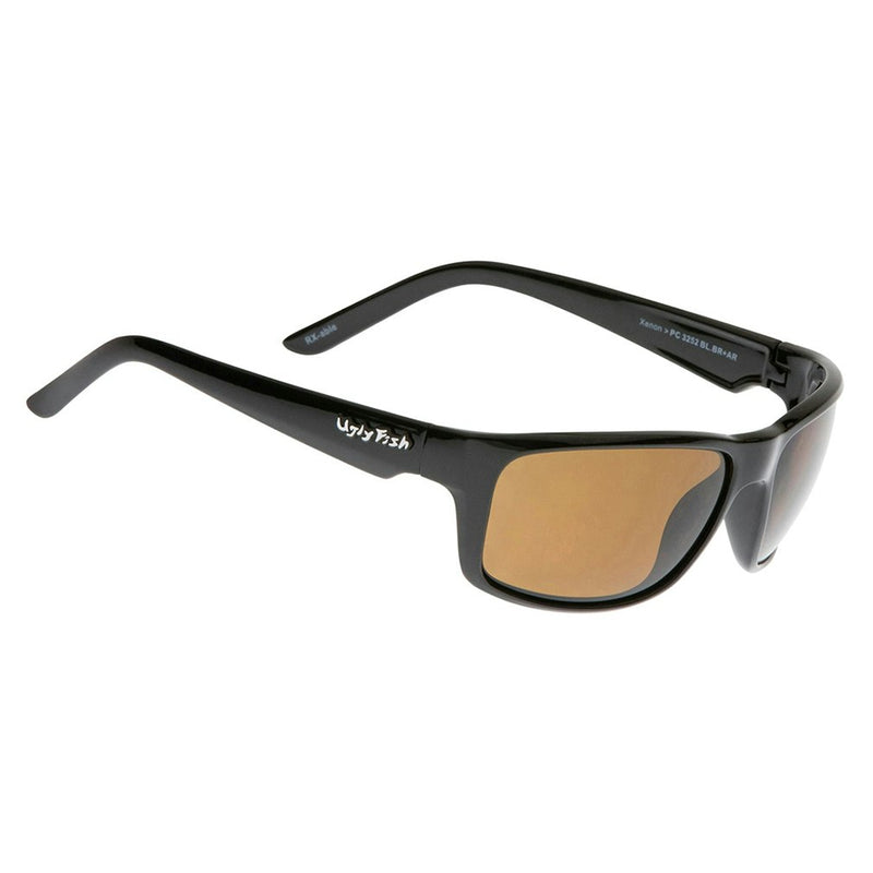 Ugly Fish Xenon PC3252 TR-90 Brown Lens/Black Frame Polarised Adult Sunglasses