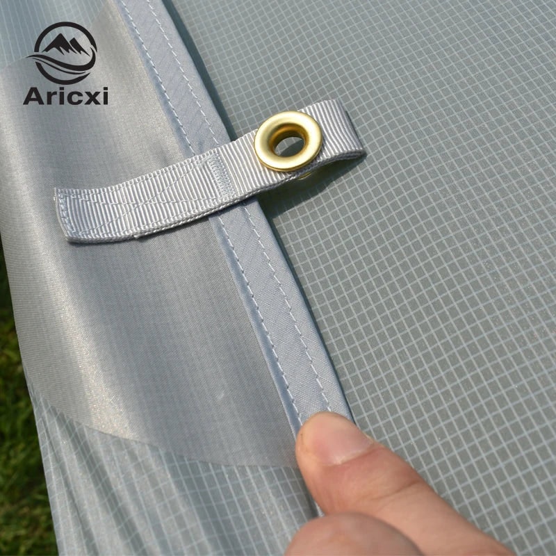 Ultralight Silicone Coated Nylon Camping Tent (Grey)