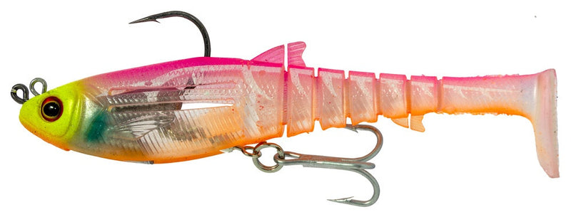 170mm Zerek Jighead Rigged Flat Shad X Soft Plastic Swimbait Lure-74gm Soft Bait