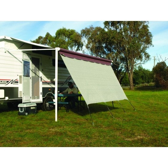 Camec Privacy Screen 4.3x1.8m Awning Double Rope Track