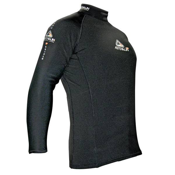 Adrenalin 2P Medium Thermo Shield Long Sleeve Rash Top UPF 50+ BLK Outdoor/Beach