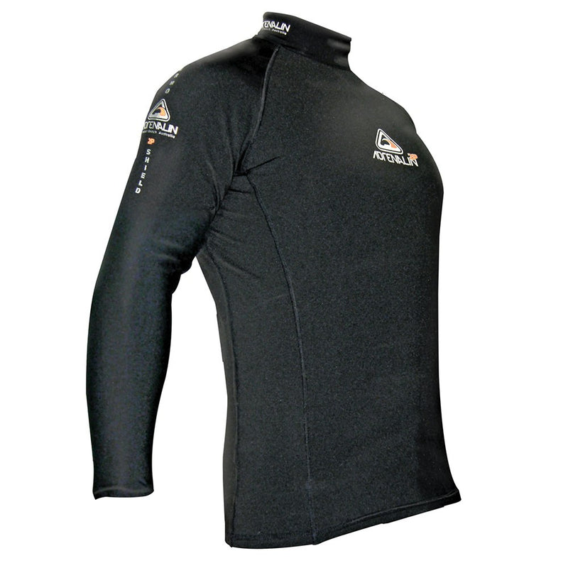 Adrenalin 2P Large Thermo Shield Long Sleeve Rash Top UPF 50+ BLK Outdoor/Beach