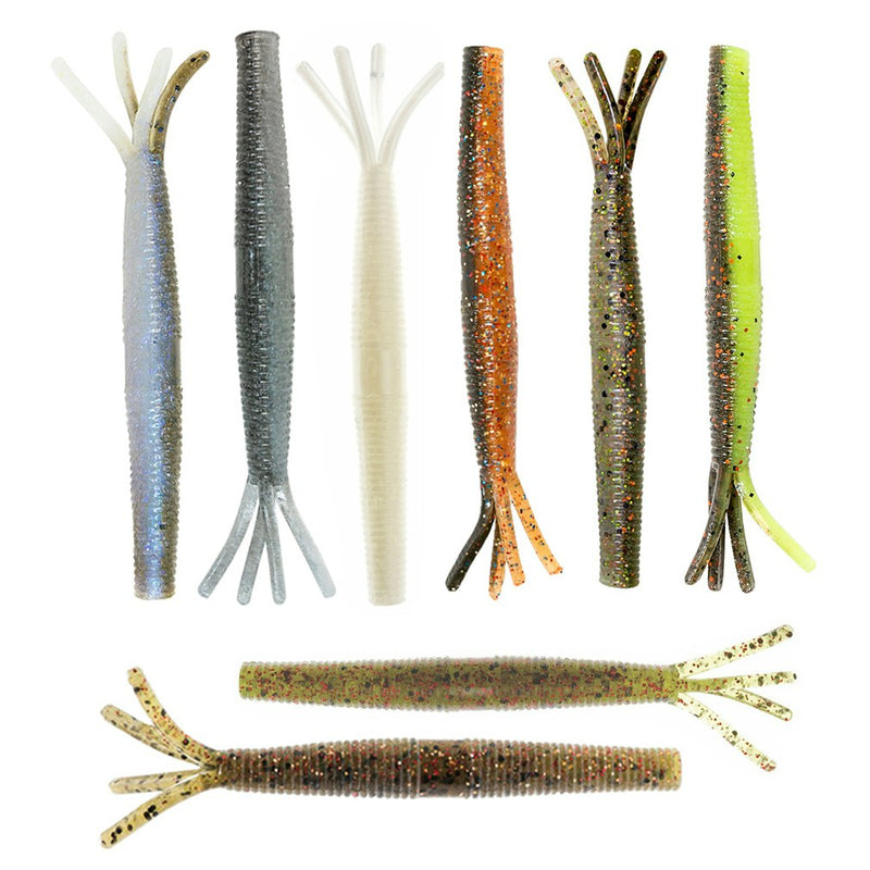 6 Pack of ZMan 4 Inch Hula Stickz Soft Plastic Fishing Lures