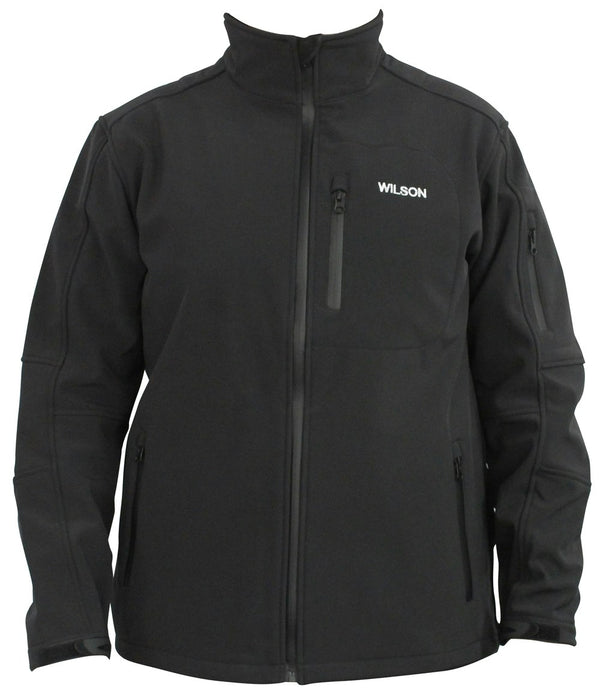 Wilson Soft Shell Wind Resistant Jacket - Zippered Fishing Jacket