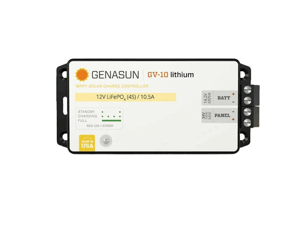 Genasun 10.5A MPPT 12V Lithium Solar Charge Controller