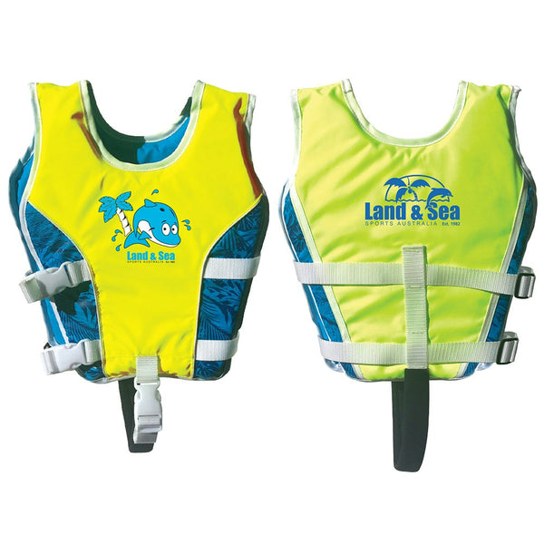 Land & Sea Sports Beach/Pool Children Swimming Aid Float Vest Large Junior 6-8y