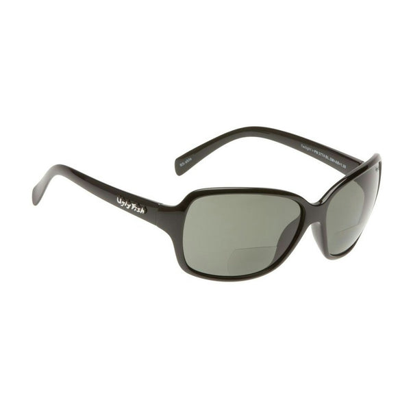 Ugly Fish Twilight +2.50 Bifocal Black Frame/Smoke Lens Polarised Sunglasses