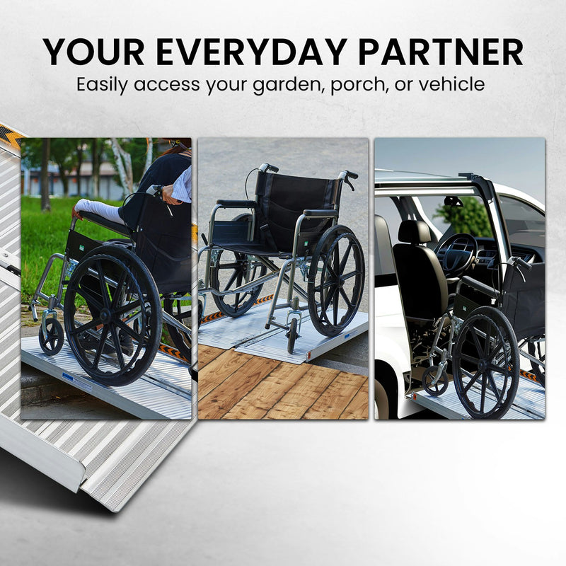 Kartrite Aluminium Foldable Wheelchair Ramp R01 - 5ft