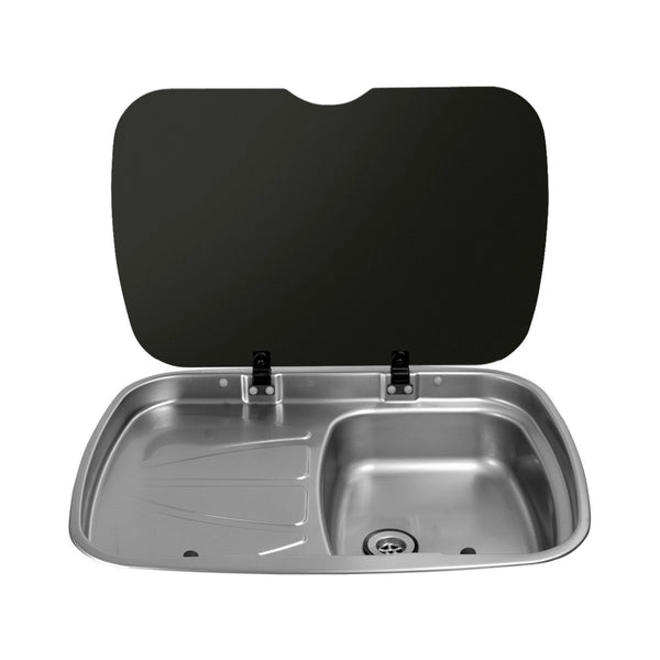 Thetford MK3 Argent Sink - Left Hand Drainer