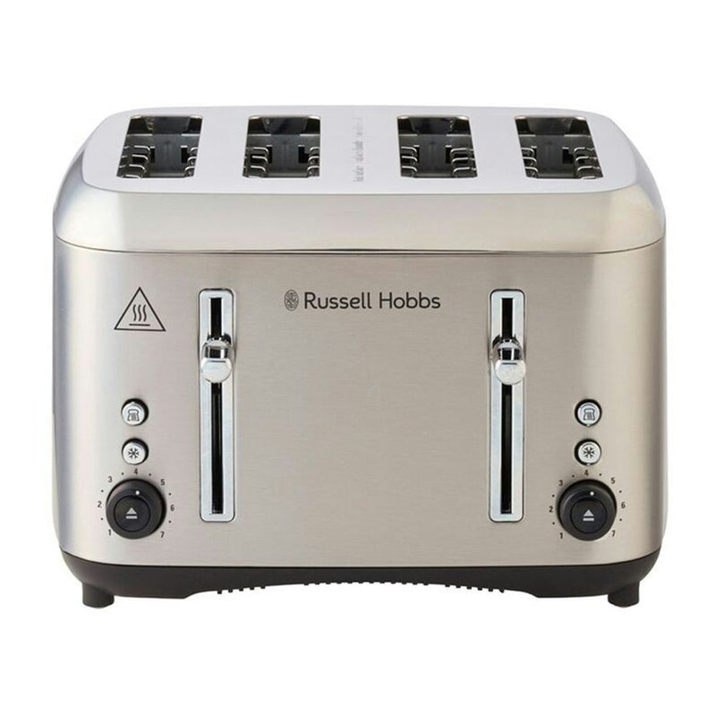 Russell Hobbs RHT514BRU Addison 4 Slice Toaster Brushed Stainless Steel 1670W