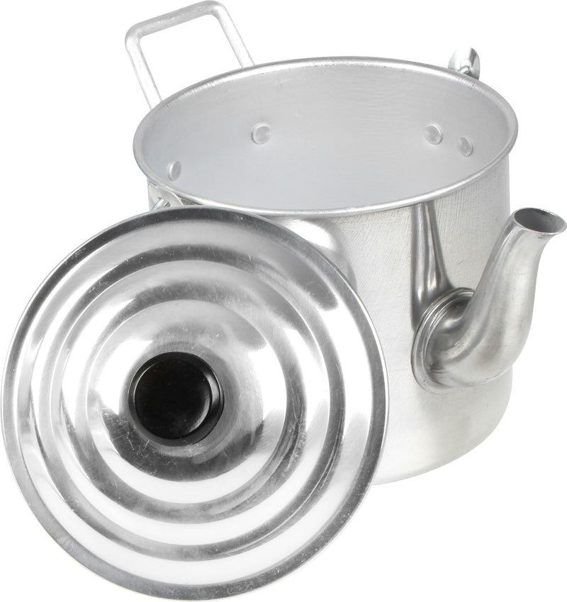 Wildtrak 2800ml Aluminium Billy Teapot Camping Water Boiler Container Silver