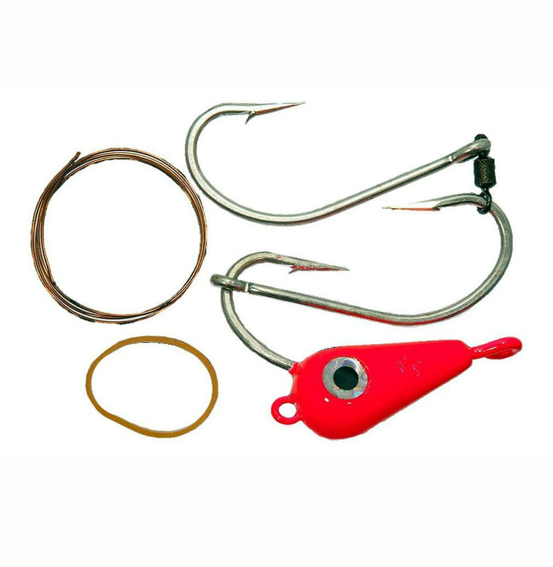 40g TT Lures Bait Trolling Rig with 3 x 6/0 Tarpon Hooks - Mackeral Rig