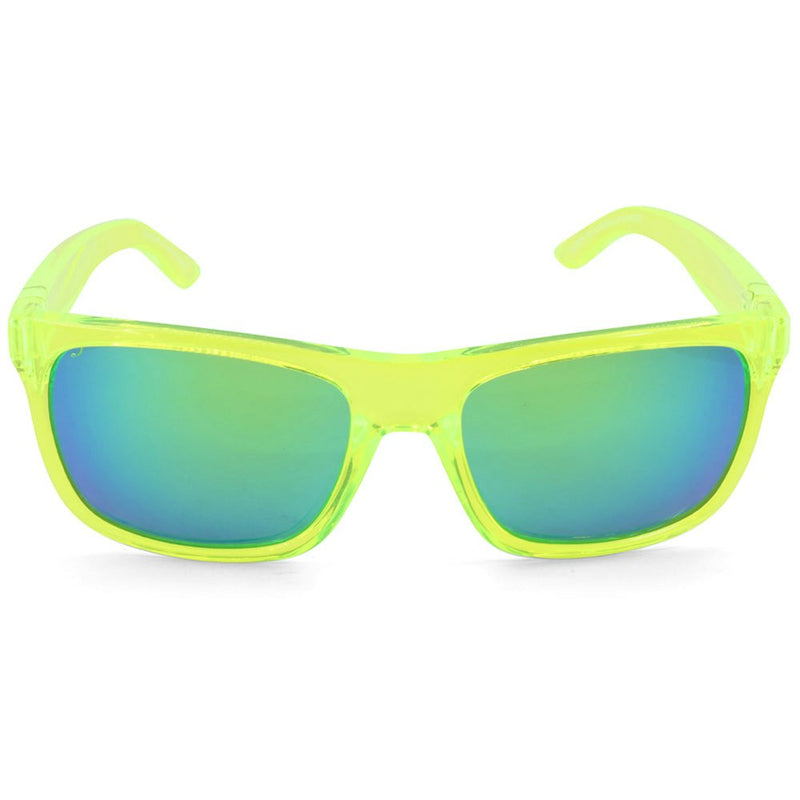 Dirty Dog Boom 53414 Crystal Lime Green/Green Mirror Polarised Sunglasses