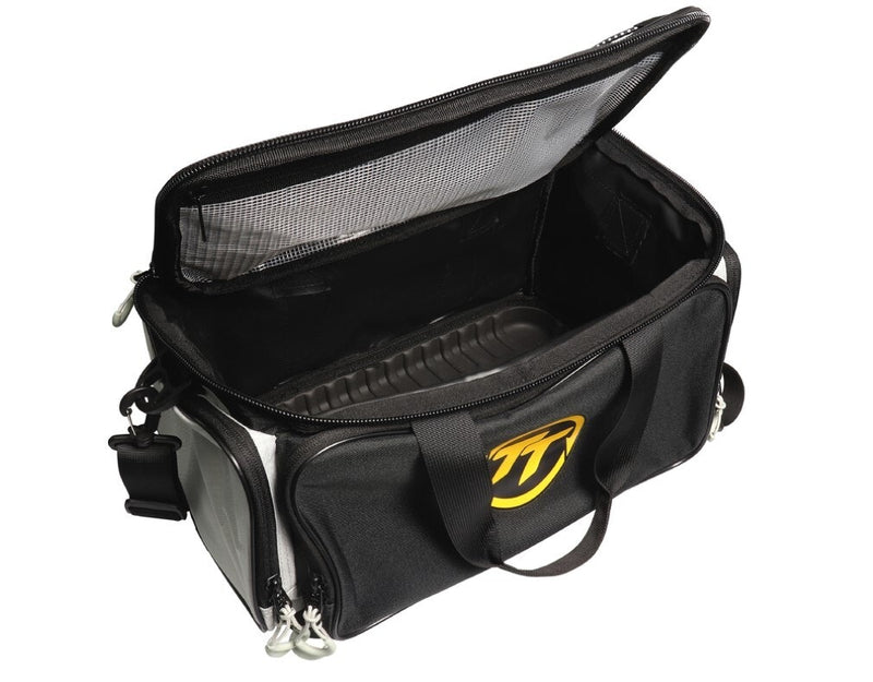 TT Fishing Standard Size 22L Water Resistant Tackle Bag With Hard Plastic Base