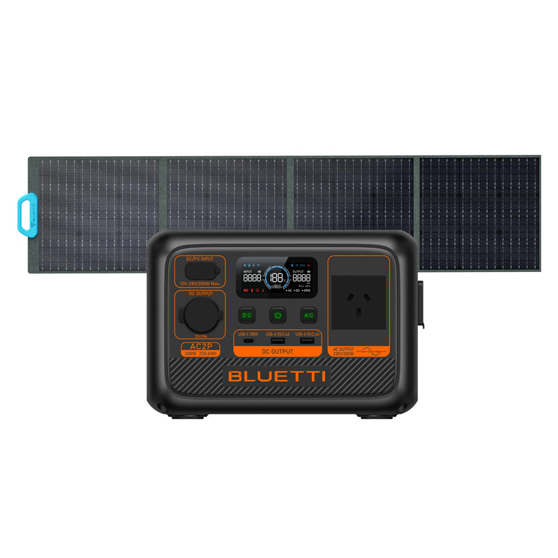 BLUETTI AC2P Portable Power Station | 300W 230.4Wh