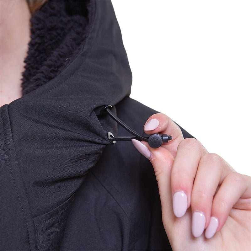 Women's Long Sleeve Pro Change Robe EVO - Stealth Black