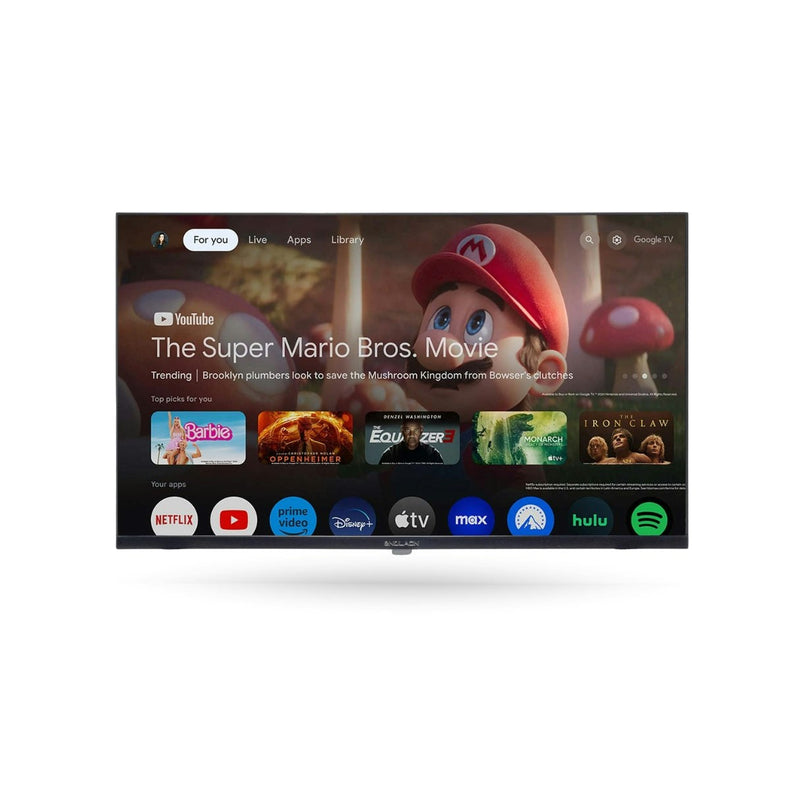 ENGLAON 32’’ Full HD 12V Smart TV With Chromecast, Bluetooth & Google TV