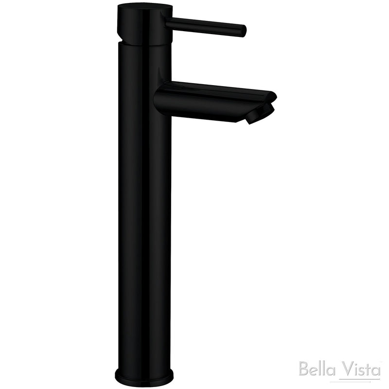 Bella Vista BM02-R-TALL BLK 'Raco' Round Tall Basin Mixer