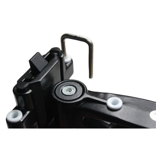 Dual arm LCD caravan RV TV bracket with 2 mounting brackets