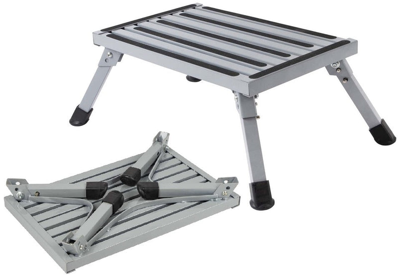 Heavy Duty Steel Folding Step with Anti Slip