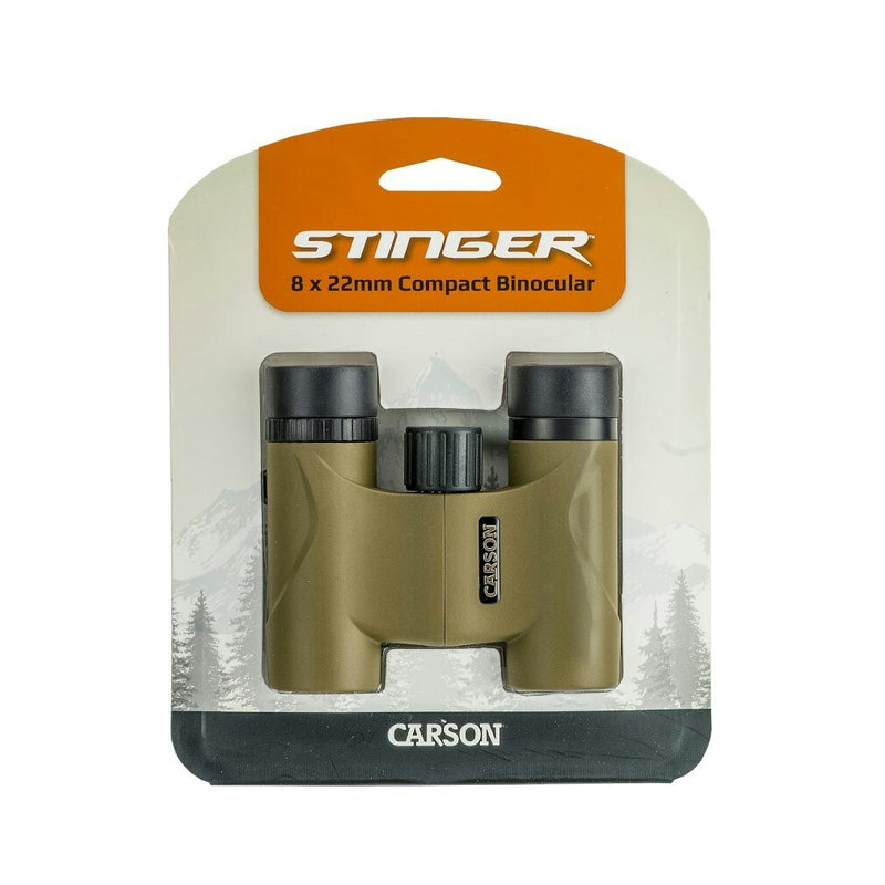 Carson HW-822 Stinger 8x22mm Compact and Lightweight Prism Binoculars