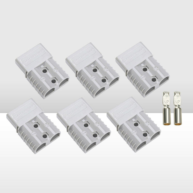 6 x Anderson Style Plug Connectors 120 AMP 12-24V 6AWG DC Power Tool