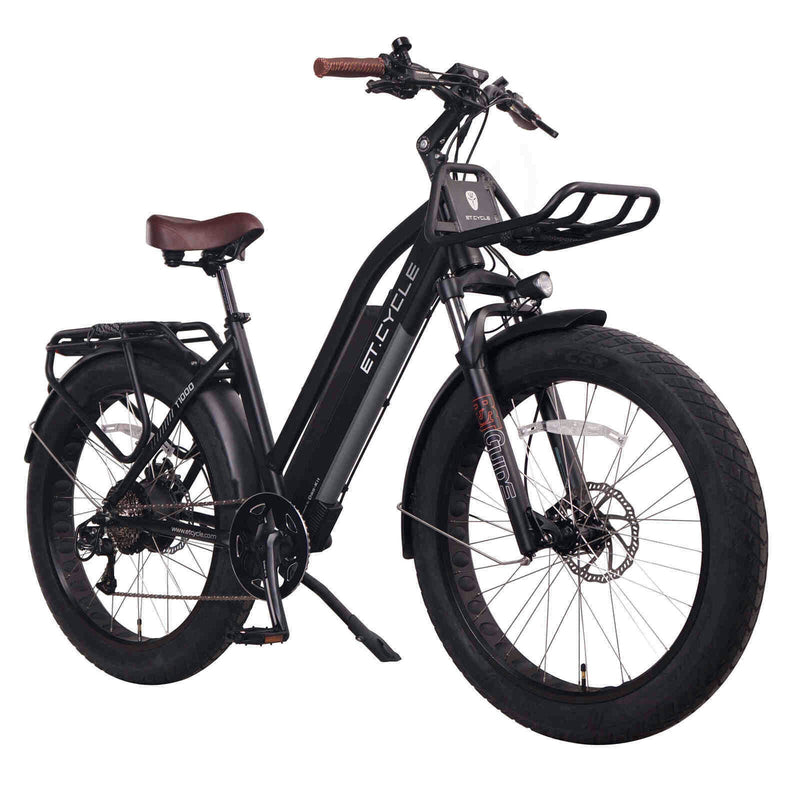 ET.Cycle T1000 Fat Trekking Step-thru E-Bike, 250W-750W, 48V 21Ah, 1008Wh Battery, Hydraulic Brakes