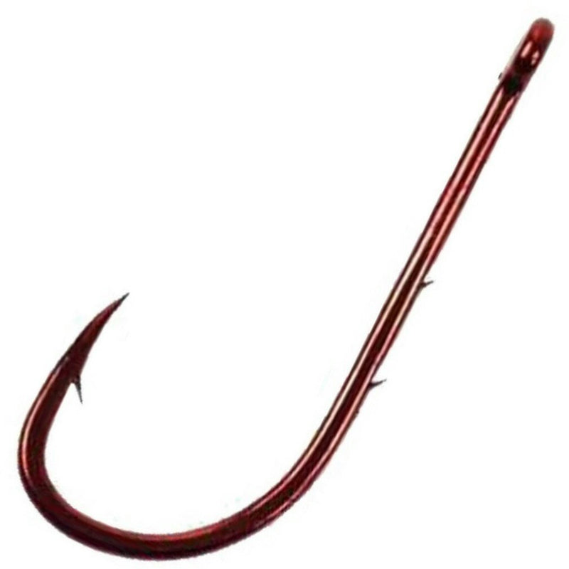 50 Pack of Tsunami Size 2 Chemically Sharpened Red Baitkeeper Hooks