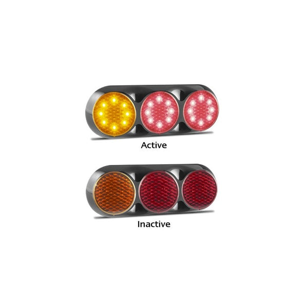 LED Autolamps 82BARR Stop/Tail/Indicator, 12 Volt, Blister