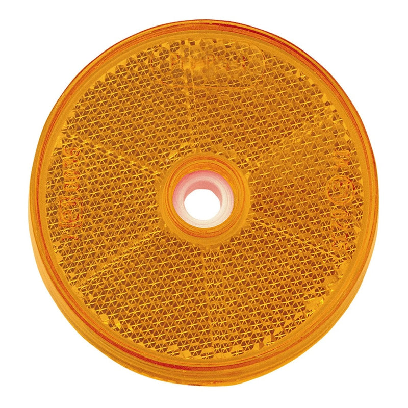 Narva 84011BL Amber Retro Reflector with Central Fixing Hole