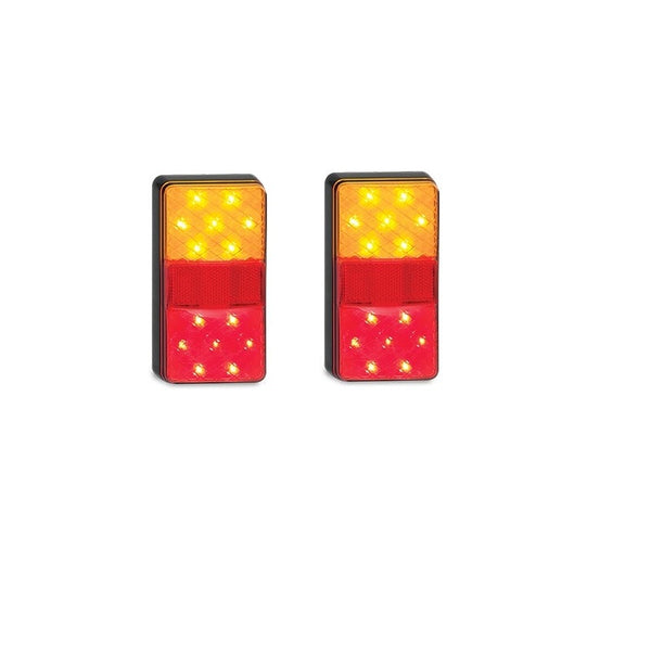 LED Autolamps 150BAR2 Stop/Tail/Indicator & Reflector 12 Volt, Twin Blister