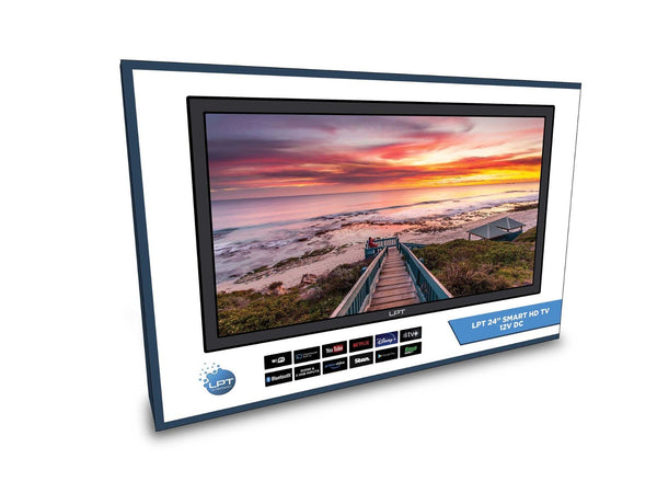 LPT 24" 12V Full HD LED SMART TV USB HDMI for caravan motorhome