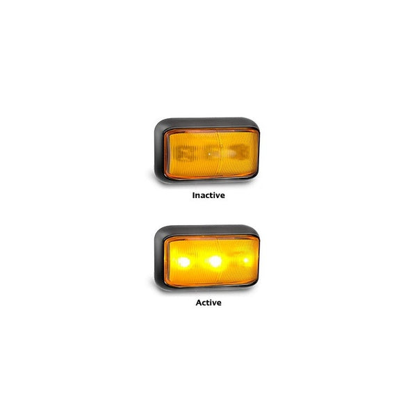 LED Autolamps 58AM Side Direction Indicator 12-24V, Blister Single
