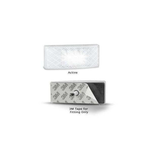 LED Autolamps EU38WMHD Front end outline marker with inbuilt reflector 3M Tape, 12-24V, Blister