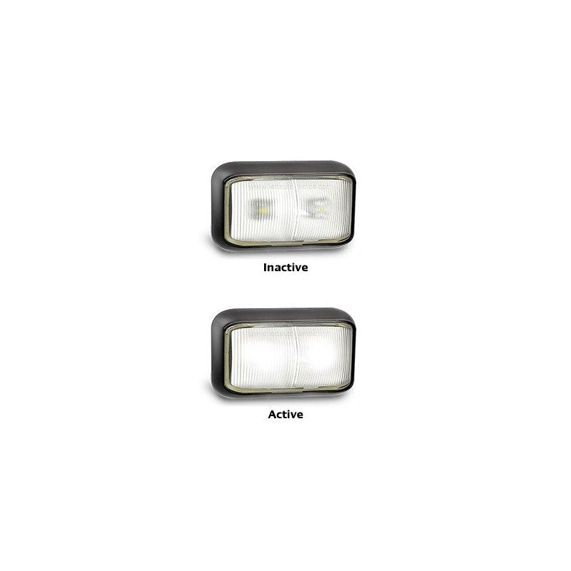 LED Autolamps 58WM Front End Outline Marker, 12-24V, Blister Single