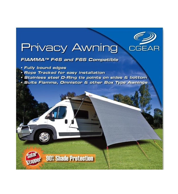 CGEAR Privacy Awning Drop 6ft Width 11ft Grey-CGE1811F