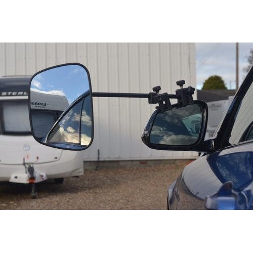 2xMilenco Grand Aero 4(Was3) Extra Wide Flat Glass Caravan Towing Mirrors(1 Pair)