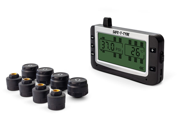 SafetyDave TPMS 8 Sensors Australia’s premier Tyre Pressure Monitoring System