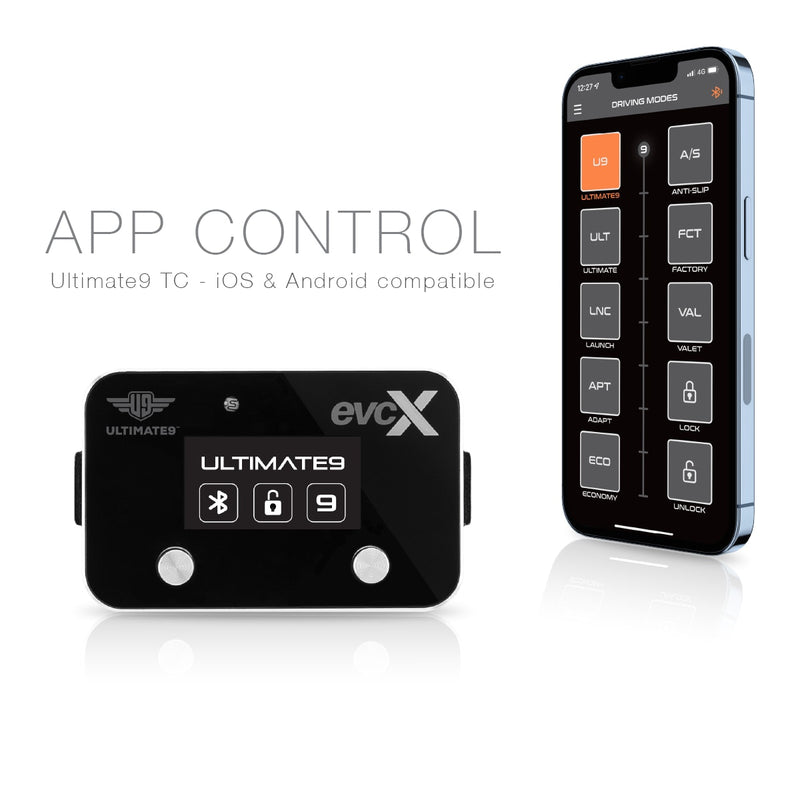 evcX Throttle Controller to suit JEEP GRAND CHEROKEE 2021 - ON (WL)