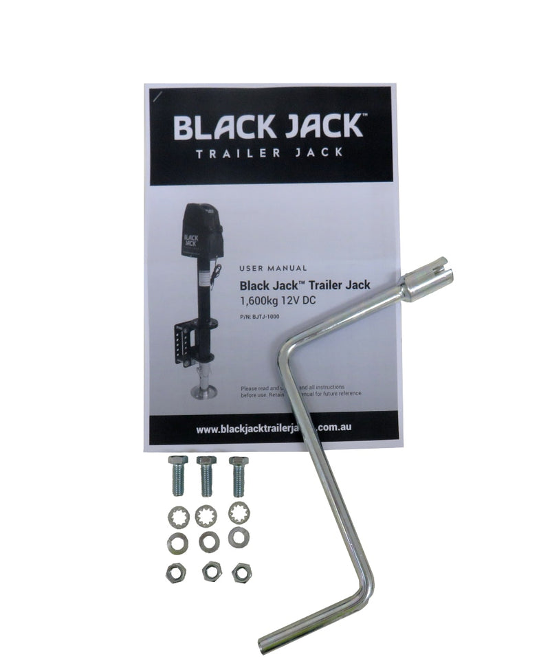 Black Jack™ BJTJ-1000 Trailer Jack Without Wiring Harness