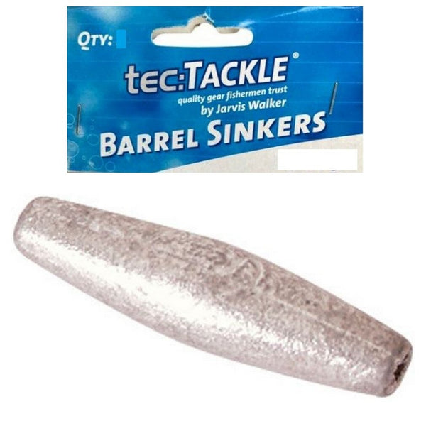 7 Pack of Jarvis Walker Size 2 Barrel Sinkers