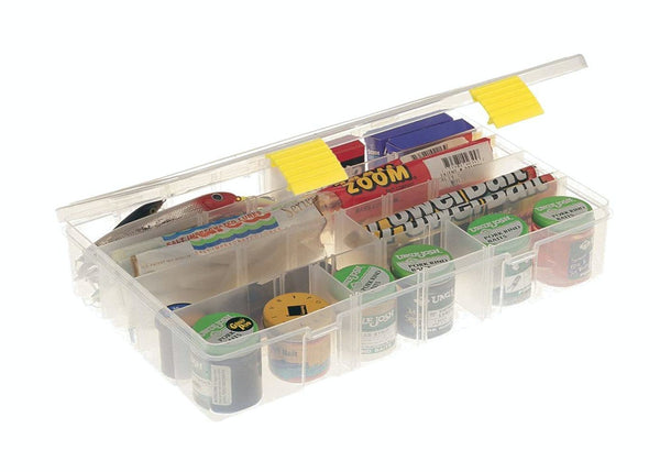 Plano 23730 Pro Latch Stowaway Tackle Box-Tackle Tray With Up To 15 Compartments