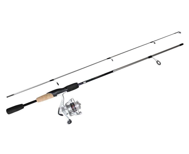 6'6 Okuma Steeler XP 2 Piece 2-4kg Fishing Rod and Reel Combo Spooled with Line