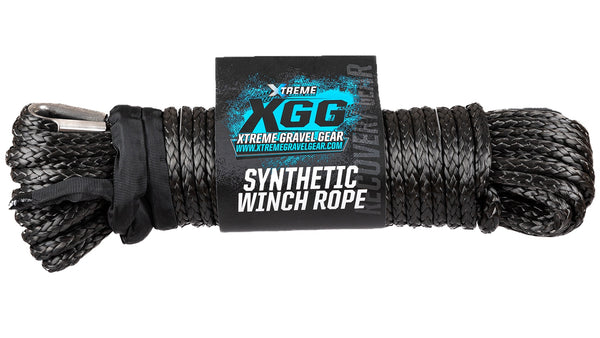 Xtreme Gravel Gear Synthetic Winch Rope 10mmx30m - 17500lbs Breaking Strength