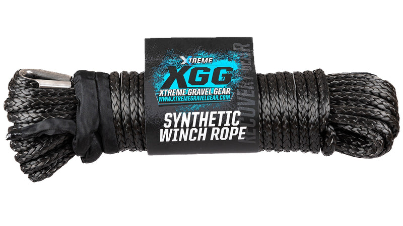 Xtreme Gravel Gear Synthetic Winch Rope 9mmx30m - 15400lbs Breaking Str