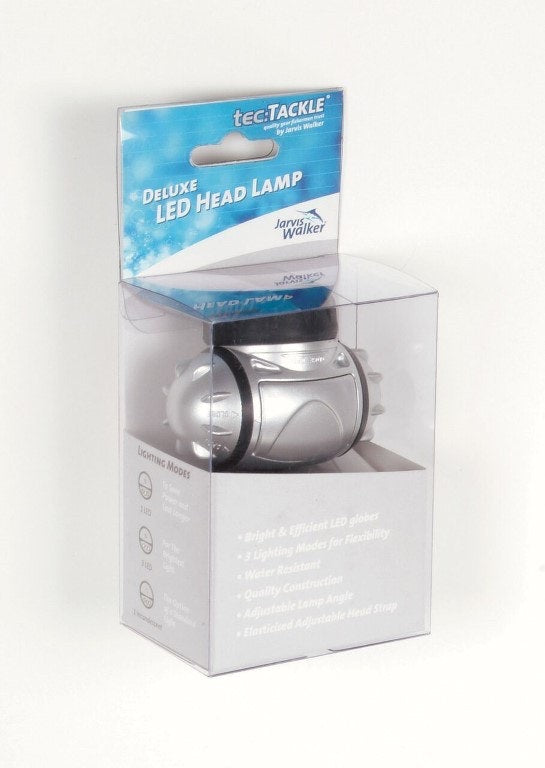 Jarvis Walker Deluxe Triple LED Headlamp with Adjustable Head Strap