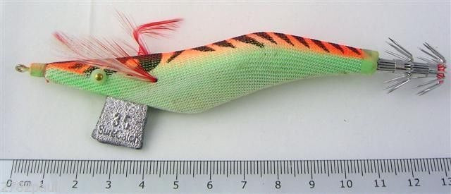 Surecatch Suresquid Orange - Cloth Squid Jig Lure 3.5gram Tournament Grade