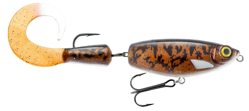 21cm Storm R.I.P. Seeker Jerk Rigged Fishing Lure With Spare Tail - Burbot UV